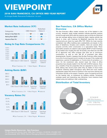 2016 Mid-Year Viewpoint San Francisco Office Report