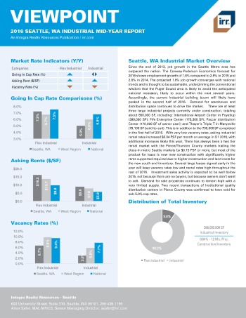 2016 Mid-Year Viewpoint Seattle Industrial Report