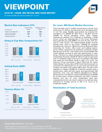 2016 Mid-Year Viewpoint Saint Louis Retail Report
