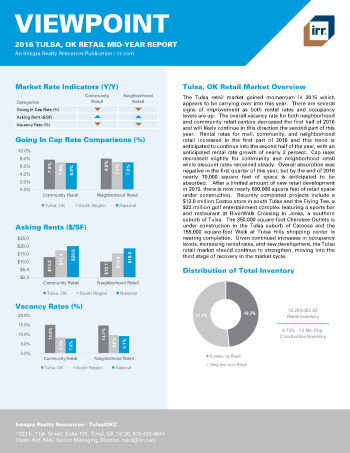 2016 Mid-Year Viewpoint Tulsa Retail Report