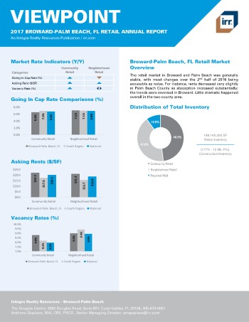 2017 Viewpoint Broward-Palm Beach Retail Report