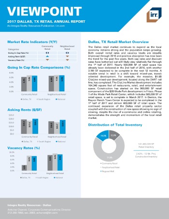 2017 Viewpoint Dallas Retail Report