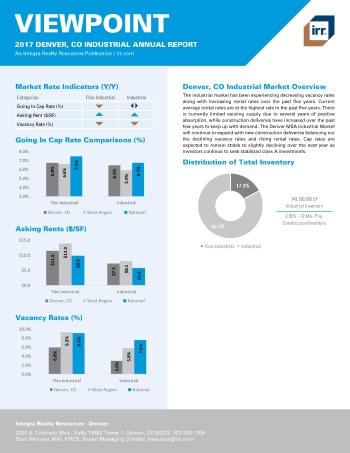 2017 Viewpoint Denver Industrial Report