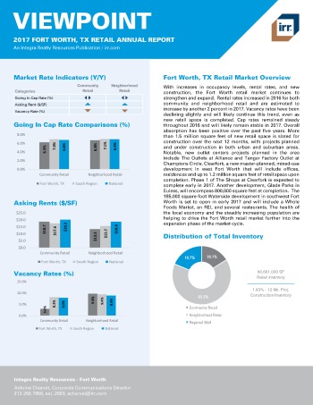 2017 Viewpoint Fort Worth Retail Report