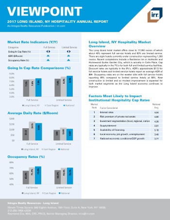 2017 Viewpoint Long Island Hospitality Report