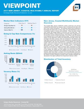 2017 Viewpoint New Jersey Coastal Multifamily Report