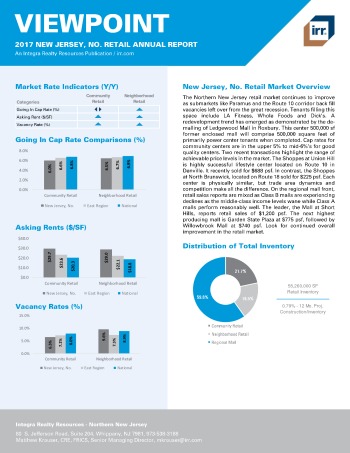 2017 Viewpoint New Jersey Northern Retail Report