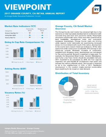2017 Viewpoint Orange County Retail Report
