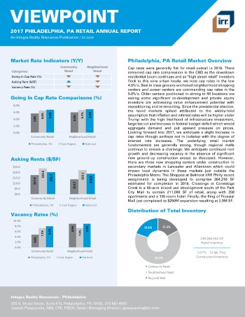 2017 Viewpoint Philadelphia Retail Report