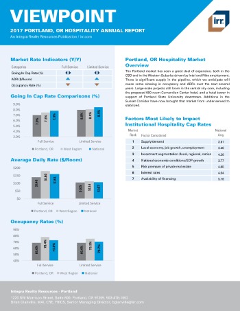 2017 Viewpoint Portland Hospitality Report