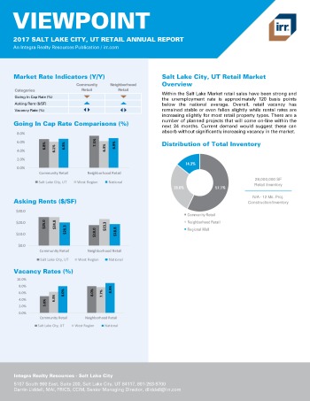 2017 Viewpoint Salt Lake City Retail Report