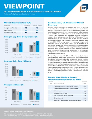 2017 Viewpoint San Francisco Hospitality Report