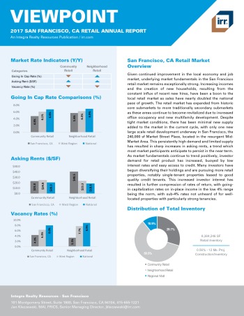 2017 Viewpoint San Francisco Retail Report