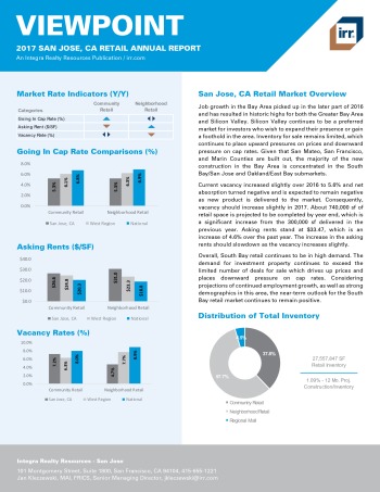 2017 Viewpoint San Jose Retail Report