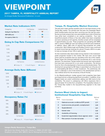 2017 Viewpoint Tampa Hospitality Report