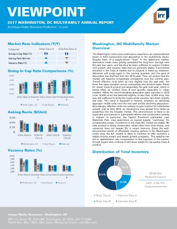 2017 Viewpoint Washington Multifamily Report
