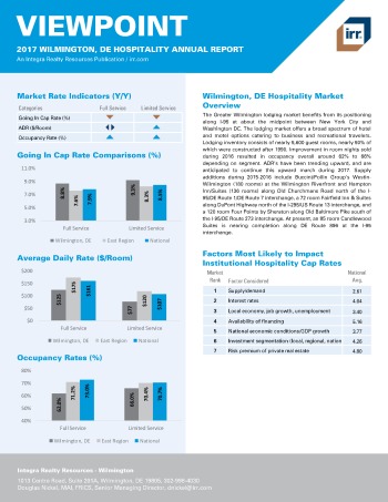 2017 Viewpoint Wilmington Hospitality Report