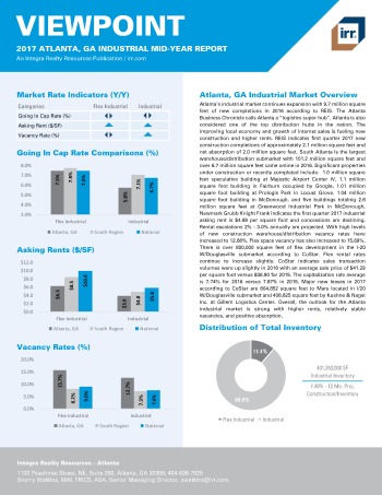 2017 Mid-Year Viewpoint Atlanta Industrial Report