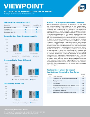 2017 Mid-Year Viewpoint Austin Hospitality Report