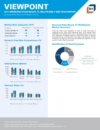 2017 Mid-Year Viewpoint Broward-Palm Beach Multifamily Report