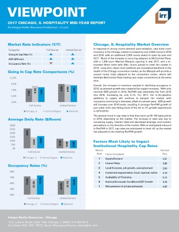 2017 Mid-Year Viewpoint Chicago Hospitality Report