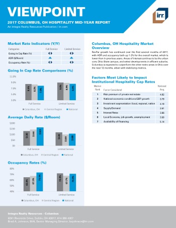 2017 Mid-Year Viewpoint Columbus Hospitality Report
