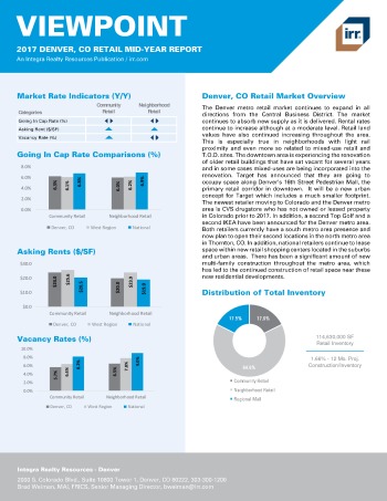 2017 Mid-Year Viewpoint Denver Retail Report