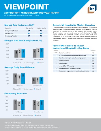 2017 Mid-Year Viewpoint Detroit Hospitality Report