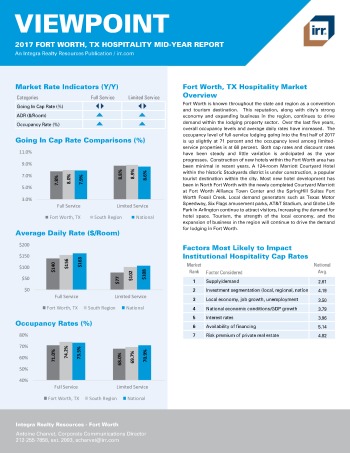 2017 Mid-Year Viewpoint Fort Worth Hospitality Report