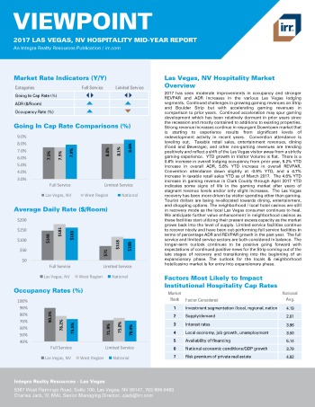 2017 Mid-Year Viewpoint Las Vegas Hospitality Report