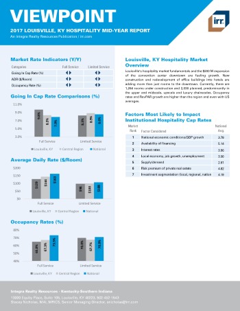 2017 Mid-Year Viewpoint Louisville Hospitality Report