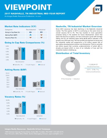 2017 Mid-Year Viewpoint Nashville Industrial Report