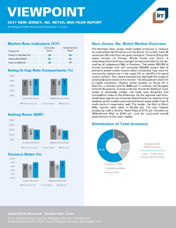 2017 Mid-Year Viewpoint New Jersey Northern Retail Report