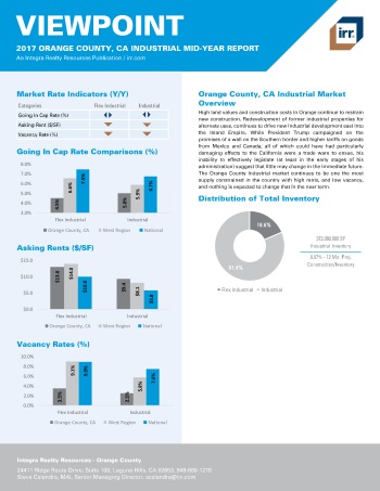 2017 Mid-Year Viewpoint Orange County Industrial Report