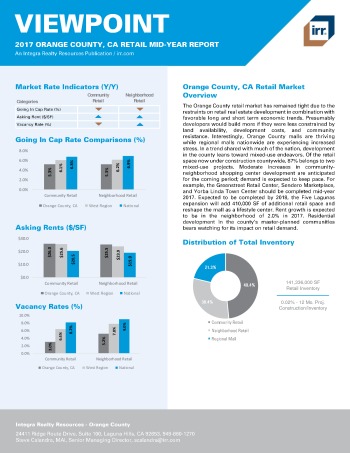 2017 Mid-Year Viewpoint Orange County Retail Report