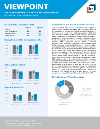 2017 Mid-Year Viewpoint Sacramento Retail Report