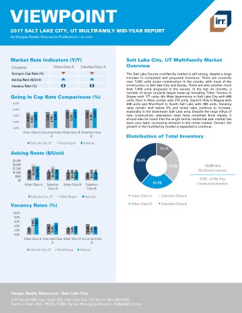 2017 Mid-Year Viewpoint Salt Lake City Multifamily Report