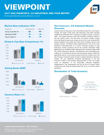 2017 Mid-Year Viewpoint San Francisco Industrial Report