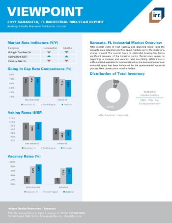 2017 Mid-Year Viewpoint Sarasota Industrial Report