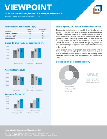 2017 Mid-Year Viewpoint Washington Retail Report