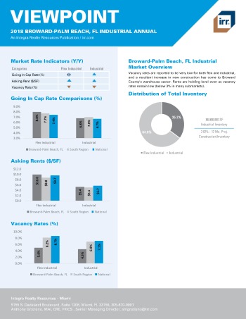 2018 Viewpoint Broward-Palm Beach Industrial Report
