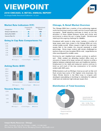 2018 Viewpoint Chicago Retail Report