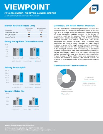 2018 Viewpoint Columbus Retail Report