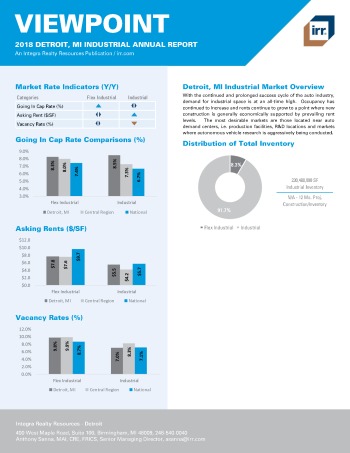 2018 Viewpoint Detroit Industrial Report