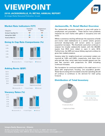 2018 Viewpoint Jacksonville Retail Report