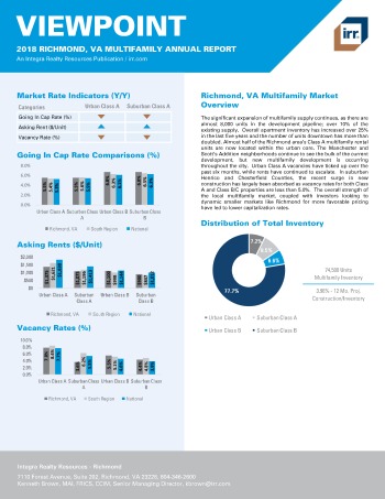 2018 Viewpoint Richmond Multifamily Report