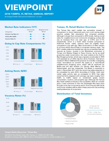2018 Viewpoint Tampa Retail Report