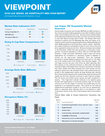 2018 Mid-Year Viewpoint Las Vegas, NV Hospitality Report