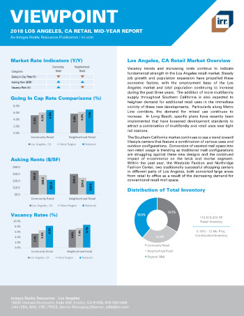 2018 Mid-Year Viewpoint Los Angeles, CA Retail Report