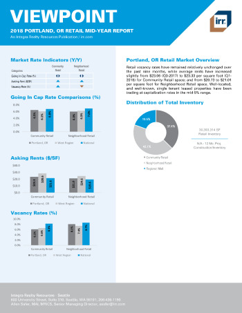 2018 Mid-Year Viewpoint Portland, OR Retail Report
